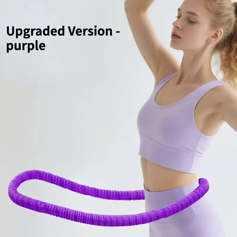Multifunctional Hula Hoop Fitness Equipment Soft Spring Exercise Hoops Comfortable Design for Waist Protection Home Gym Kit Infinity Fitness