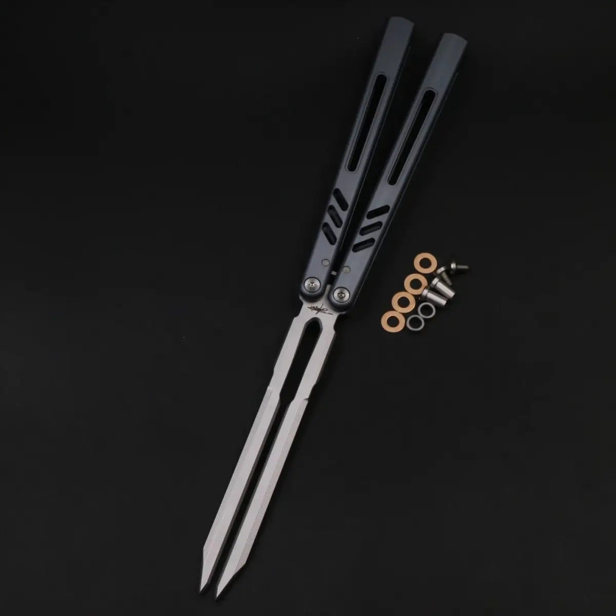 Banshu-8801Version 7075 Aluminum Butterfly Trainer 3.88Oz| Bladeless for Total Safety| Perfect for Beginners