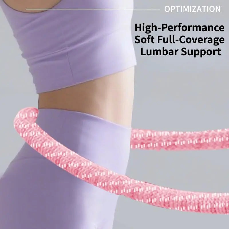Multifunctional Hula Hoop Fitness Equipment Soft Spring Exercise Hoops Comfortable Design for Waist Protection Home Gym Kit Infinity Fitness