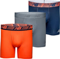 Men'S Performance Boxer Briefs with Fly, Breathable Stretch Underwear, Moisture Wicking, Soft Waistband (3 Pack)