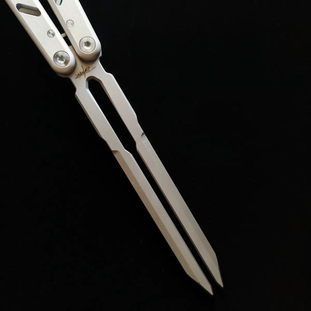 Banshu-8801Version 7075 Aluminum Butterfly Trainer 3.88Oz| Bladeless for Total Safety| Perfect for Beginners